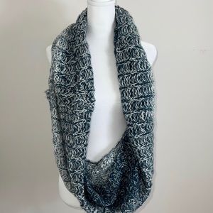 Blue white knit Infinity knit scarf 3 for $20